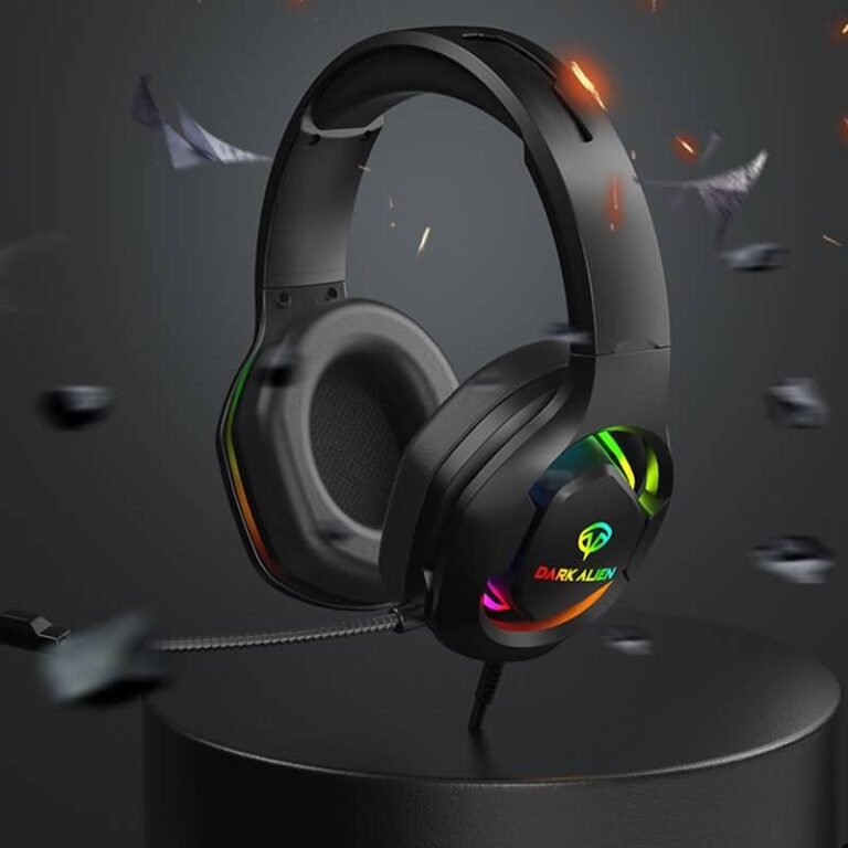 ゲーミングヘッドセット 7.1chサラウンドサウンド対応ゲーミングヘッドフォン RGB付き ヘッドフォン イヤホン 有線 ゲーム ヘッドセット ゲーミング ヘッドホン