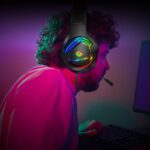 ゲーミングヘッドセット 7.1chサラウンドサウンド対応ゲーミングヘッドフォン RGB付き ヘッドフォン イヤホン 有線 ゲーム ヘッドセット ゲーミング ヘッドホン