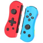 【Switch2無線接続後使用可能】Ns008 Switch コントローラー スイッチ ジョイコン joy-con 光るLED カラフル 無線 Bluetooth接続 HD振動 光る ジョイコン