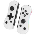 【Switch2無線接続後使用可能】Ns008 Switch コントローラー スイッチ ジョイコン joy-con 光るLED カラフル 無線 Bluetooth接続 HD振動 光る ジョイコン