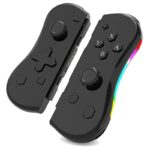【Switch2無線接続後使用可能】Ns008 Switch コントローラー スイッチ ジョイコン joy-con 光るLED カラフル 無線 Bluetooth接続 HD振動 光る ジョイコン