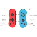 【Switch2無線接続後使用可能】Ns008 Switch コントローラー スイッチ ジョイコン joy-con 光るLED カラフル 無線 Bluetooth接続 HD振動 光る ジョイコン