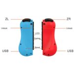 【Switch2無線接続後使用可能】Ns008 Switch コントローラー スイッチ ジョイコン joy-con 光るLED カラフル 無線 Bluetooth接続 HD振動 光る ジョイコン