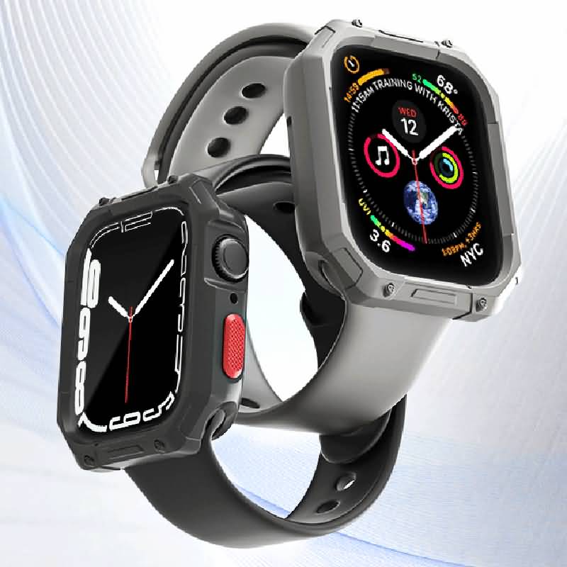 プレースホルダー Quick view Add to compare Add to wishlist AppleWatch S11/S10 42/46mm アップルウォッチカバー TPU+PC Apple Watch ケース カバー