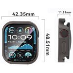 AppleWatch S11/S10 42/46mm アップルウォッチ 専用 ケース TPU+アルミニウム合金