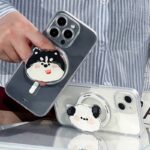 スマホグリップ Magsafe 対応 グリップホルダー 超強力磁石搭載 落下防止 携帯スタンド スタンド ホルダー 落下防止 携帯スタンド  全12色 SKU:AC12242025005 - Image 3