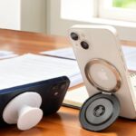 スマホグリップ Magsafe 対応 グリップホルダー 超強力磁石搭載 落下防止 携帯スタンド スタンド ホルダー 落下防止 携帯スタンド