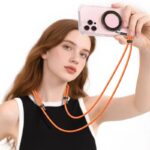 両面 折り畳式 マグネット式 スマホ スタンド[ストラップ付き無し］ MagSafeスマホケース用ストラップ 磁石 落下防止 紛失防止マグネット ストラップ magsafe 携帯ストラップ   全3色 SKU:AC12242025013 - 画像 (9)