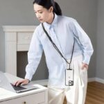 首掛けストラップ スマホストラップ 吊り下げ スマホ全機種対応 ネックストラップ 落下防止 スマホアクセサリ- ストラップ