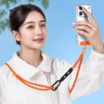 首掛けストラップ スマホストラップ 吊り下げ スマホ全機種対応 ネックストラップ 落下防止 スマホアクセサリ- ストラップ