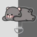 TPU製スマホストラップ用 背面 シールパッド 薄型 ネックストラップ ストラップホルダー対応シールパッド