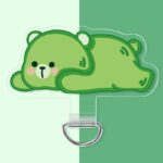 TPU製スマホストラップ用 背面 シールパッド 薄型 ネックストラップ ストラップホルダー対応シールパッド