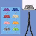 TPU製スマホストラップ用 背面 シールパッド 薄型 ネックストラップ ストラップホルダー対応シールパッド