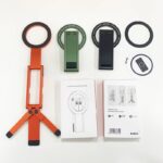 多機能適用 折れ畳式 スマホスタンド ホルダー 360度角度自由転回 Magsafe対応 スマホ スタンド 多場所対応可能 スマートフォンホルダー