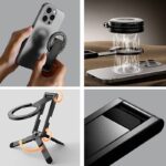 多機能適用 折れ畳式 スマホスタンド ホルダー 360度角度自由転回 Magsafe対応 スマホ スタンド 多場所対応可能 スマートフォンホルダー