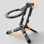 多機能適用 折れ畳式 スマホスタンド ホルダー 360度角度自由転回 Magsafe対応 スマホ スタンド 多場所対応可能 スマートフォンホルダー