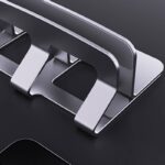 ラップトップスタンド アルミニウム製スタンド スッキリ収納可能！アルミ合金製 多機能収納ホルダー 超コンパクト タブレットPC ラップトップ ノートパソコン スタンド