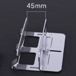 ラップトップスタンド アルミニウム製スタンド スッキリ収納可能！アルミ合金製 多機能収納ホルダー 超コンパクト タブレットPC ラップトップ ノートパソコン スタンド