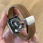 アップルウォッチ バンド 本革製 ベルト マグネット式 アップルウォッチ バンド ベルト Apple Watch series