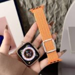 アップルウォッチ バンド ナイロンバンド Apple Watchバンド apple watch 44mm 45mm 46mm 49mm ULTRA ナイロン ベルト AppleWatchベルト スポーツバンド  全15色 SKU:AC12282025020 - 画像 (12)