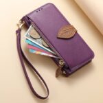 iPhone 17 手帳型ケース iPhone 16e対応手帳型ケース ショートストラップ付 iPhone16 PUレザー ケース スマホケース 全5色 SKU:AC12282025027 - Image 4