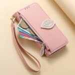 iPhone 17 手帳型ケース iPhone 16e対応手帳型ケース ショートストラップ付 iPhone16 PUレザー ケース スマホケース 全5色 SKU:AC12282025027 - Image 2