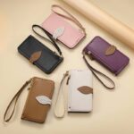 iPhone 17 手帳型ケース iPhone 16e対応手帳型ケース ショートストラップ付 iPhone16 PUレザー ケース スマホケース 全5色 SKU:AC12282025027 - Image 11