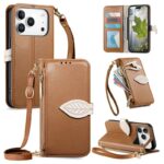 iPhone 17 手帳型ケース iPhone 16e対応手帳型ケース ショートストラップ付 iPhone16 PUレザー ケース スマホケース 全5色 SKU:AC12282025027 - Image 30