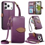 iPhone 17 手帳型ケース iPhone 16e対応手帳型ケース ショートストラップ付 iPhone16 PUレザー ケース スマホケース 全5色 SKU:AC12282025027 - Image 27