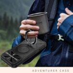 iPhone17 2in1 PC+TPU ケース iPhone16 ケース 全面保護 耐衝撃 保護ケース magsafe対応ケース