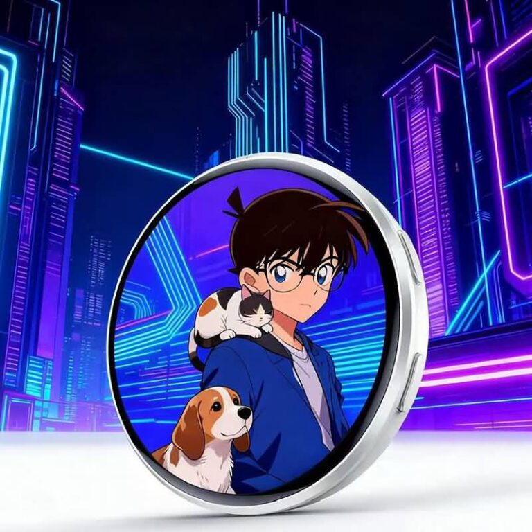 電子缶バッジ 動く電子バッジ カスタマイズバッジ 動画/GIFバッジ オリジナルバッジ