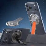 スマホグリップ Magsafe 対応 グリップホルダー 超強力磁石搭載 落下防止 携帯スタンド スタンド ホルダー 落下防止 携帯スタンド 全3色 SKU:AC01072025001