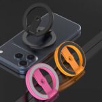 両面 折り畳式 マグネット式 スマホ スタンド Magsafe対応 スマートフォン 強磁器マグネット 全機種対応 マグネット iphone スタンド 落下防止  全3色  SKU:AC01072025002