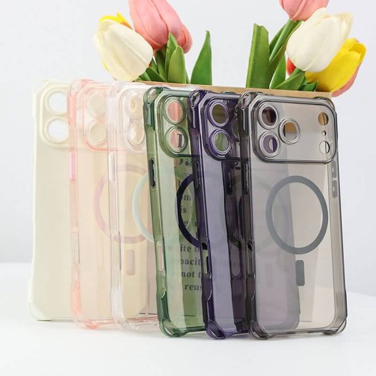 iPhone 17pro 2in1 PC+TPU ケース magsafe対応ケース ストラップホール付き