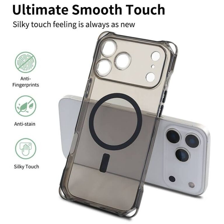 iPhone 17pro 2in1 PC+TPU ケース magsafe対応ケース ストラップホール付き