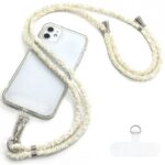 首掛けストラップ スマホストラップ 吊り下げ スマホ全機種対応 紐6mm*160mm ネックストラップ 落下防止 スマホアクセサリ-