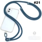 首掛けストラップ スマホストラップ 吊り下げ スマホ全機種対応 紐 7mm*150mm ネックストラップ 落下防止 スマホアクセサリ- ストラップ