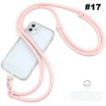 首掛けストラップ スマホストラップ 吊り下げ スマホ全機種対応 紐 7mm*150mm ネックストラップ 落下防止 スマホアクセサリ- ストラップ