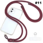 首掛けストラップ スマホストラップ 吊り下げ スマホ全機種対応 紐 7mm*150mm ネックストラップ 落下防止 スマホアクセサリ- ストラップ