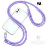首掛けストラップ スマホストラップ 吊り下げ スマホ全機種対応 紐 7mm*150mm ネックストラップ 落下防止 スマホアクセサリ- ストラップ