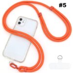 首掛けストラップ スマホストラップ 吊り下げ スマホ全機種対応 紐 7mm*150mm ネックストラップ 落下防止 スマホアクセサリ- ストラップ