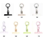 メタル製 スマホストラップ用 背面 シールパッド ネックストラップ ストラップホルダー アクセサリー