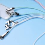 充電できる スマートフォン ネックストラップ USB Type-C to C ケーブル PD60W急速充電 携帯ストラップ ネックストラップ 充電 ケーブル