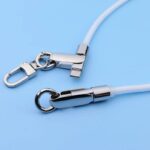 充電できる スマートフォン ネックストラップ USB Type-C to C ケーブル PD60W急速充電 携帯ストラップ ネックストラップ 充電 ケーブル