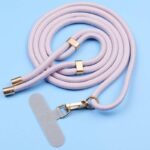 首掛けストラップ スマホストラップ 吊り下げ スマホ全機種対応 紐 5mm*146mm ネックストラップ