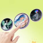 電子缶バッジ Tk26 動く電子バッジ カスタマイズバッジ 動画/GIFバッジ オリジナルバッジ 交換可能バッジ スタンド機能 アプリ操作で簡単に切替可能 全3色 SKU:AC01122026016 - Image 10