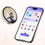 電子缶バッジ Tk26 動く電子バッジ カスタマイズバッジ 動画/GIFバッジ オリジナルバッジ 交換可能バッジ スタンド機能