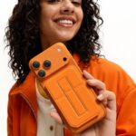 iPhone・スマホ 通用Magsafe対応ケース 強力磁 ケース 角度調節可能 折れ畳式 カード収納可能 ケース magsafe対応収納ケース