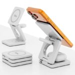 PD25W 快速充電器 3in1 ワイヤレスチャージャー QI2.2 ワイヤレス充電器 i