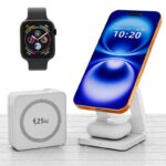 PD25W 快速充電器 3in1 ワイヤレスチャージャー QI2.2 ワイヤレス充電器 i